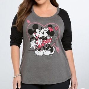 Torrid Plus Size 3x Disney Minnie Mickey Graphic T-Shirt